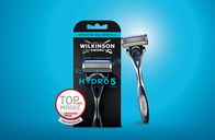 Wilkinson Sword Hydro 5 Rasierer und Ersatzklingen für gründliche Rasur - Link zu Wilkinson Männerrasierklingen